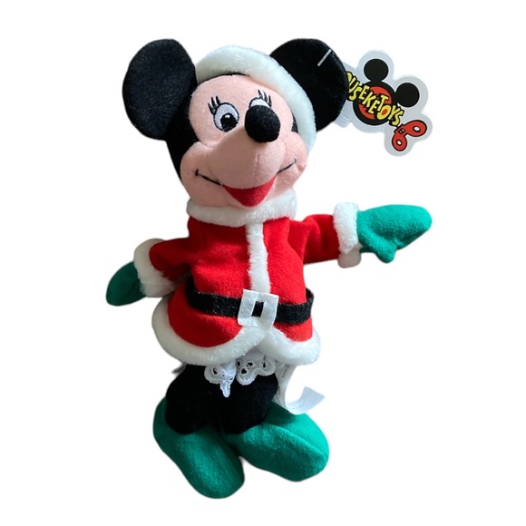 Minnie Mouse Christmas Santa Mini Bean Bag - Picture 7 of 14